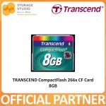 TRANSCEND CompactFlash 266x CF Card, 8GB. Singapore Local 1 Years Warranty